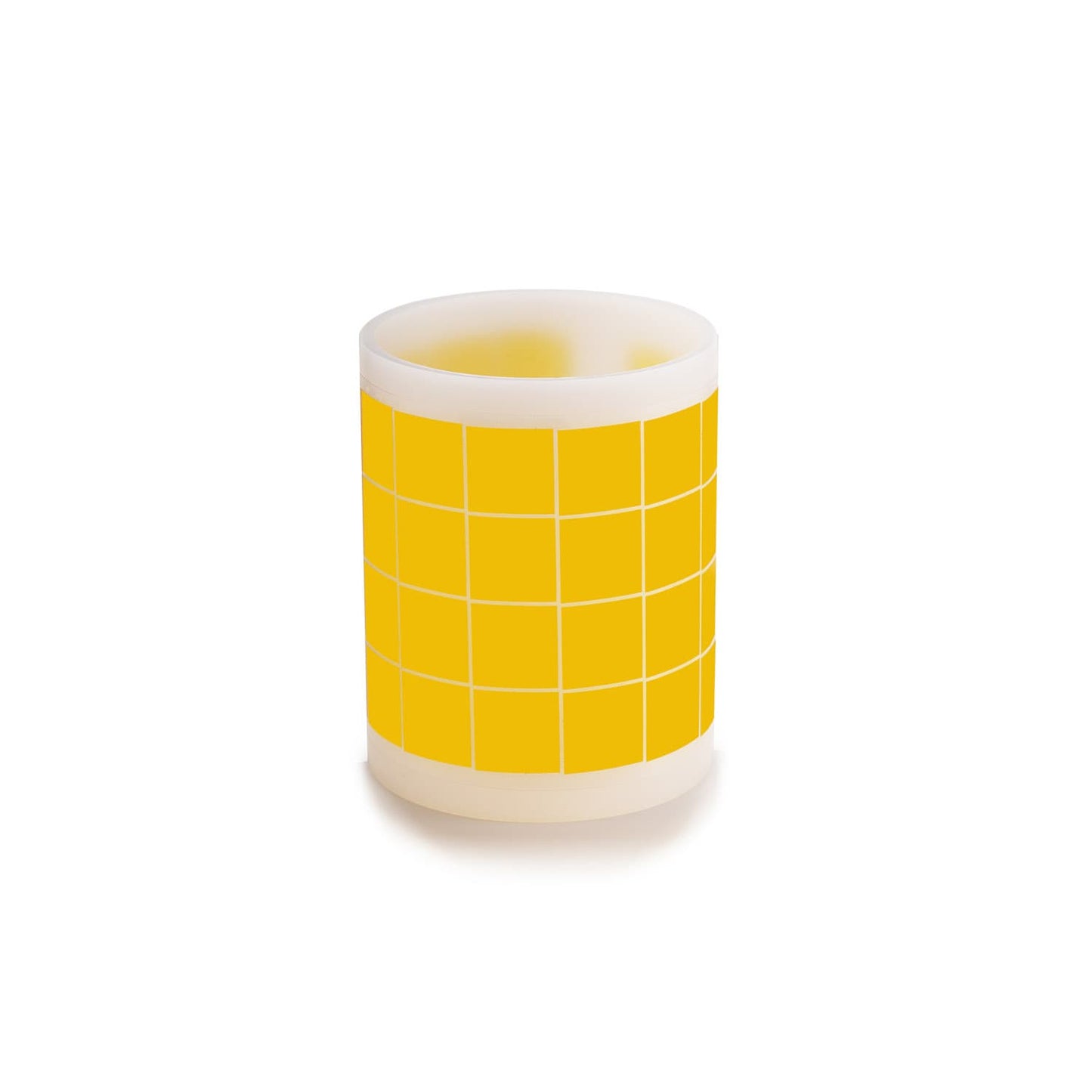 Square polyimide masking die-cuts for anodizing and galvanizing